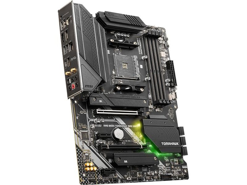 Материнская плата/ MB MSI AMD B550 sAM4, 4xDDR4(128GB), HDMI 2.1/DP, 1xPCIe 4.0x16, 1xPCIe 3.0x16, 2xPCIe 3.0, 1xLAN (2.5GbE), Wi-Fi, BT, 6xSATA 6Gb/s, 2xM.2, 1xUSB-C, 3xUSB 3.2, 2xUSB 2.0, 1xPS/2, ATX