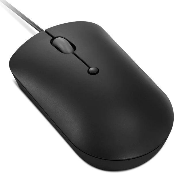 Мышь Lenovo 400 черный оптическая 2400dpi USB-C 3but (GY51D20875)