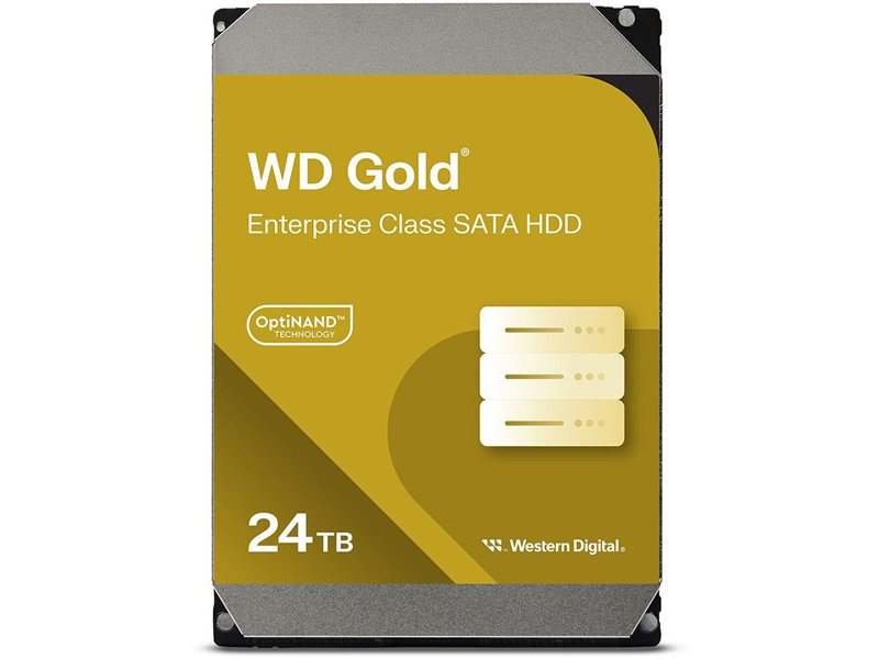 Жесткий диск Western Digital 3.5" 24TB SATA 6Gb/s 7200RPM 512MB WD242KRYZ Gold