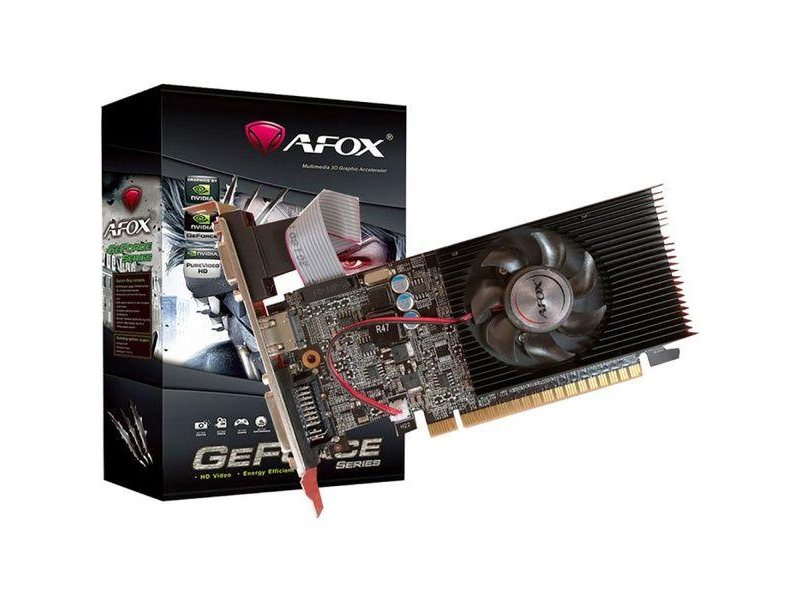 Видеокарта Afox G210 1GB GDDR3 64bit VGA DVI HDMI 1FAN LP RTL {50} (785143)