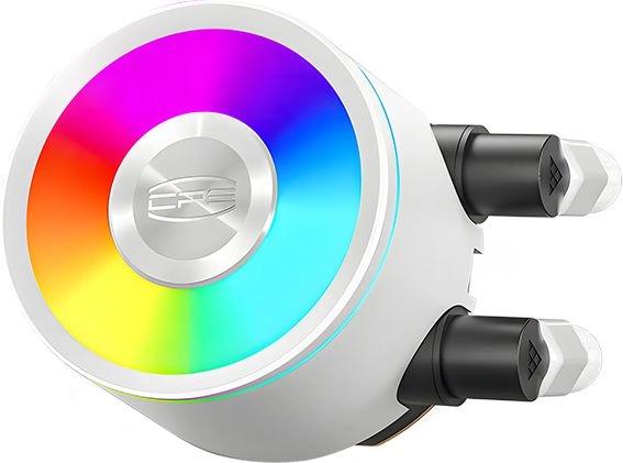 Система водяного охлаждения PcCooler DA360 Pro ARGB Soc-AM5/AM4/1200/1700/1851 белый 4-pin 33.8dB Al 300W Ret (DA360PRO-WHAWXX-GL)