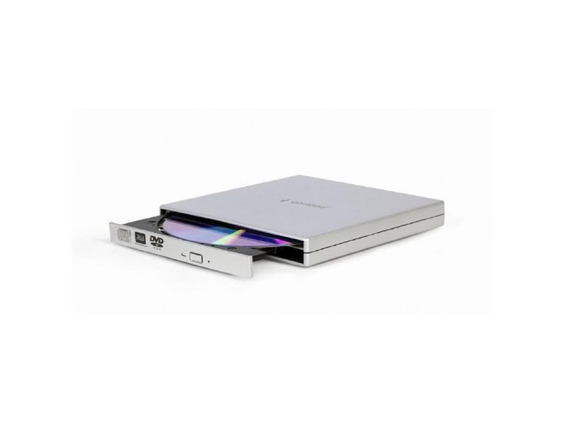 USB 2.0 Gembird DVD-USB-02-SV пластик, серебро