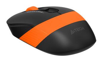 Мышь A4Tech Fstyler FG10 черный/оранжевый оптическая 2000dpi беспров. USB 4but (FG10 ORANGE)