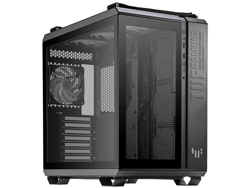 Аксессуары ASUS TUF GAMING GT502 PLUS TG ARGB/Motherboard Compatibility: ATX, Micro-ATX, Mini-ITX/BLACK/11.9 kg