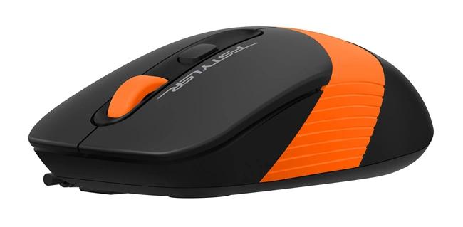 Клавиатура + мышь A4Tech Fstyler F1010 клав:черный/оранжевый мышь:черный/оранжевый USB Multimedia (F1010 ORANGE)