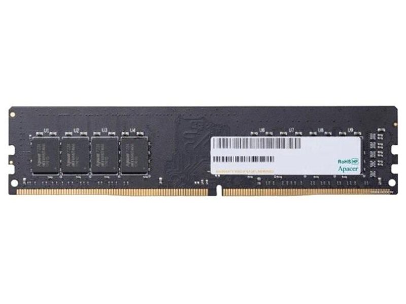Оперативная память Apacer  DDR4  16GB  2666MHz DIMM (PC4-21300) CL19 1.2V (Retail) 1024*8  3 years (AU16GGB26CQYBGH / EL.16G2V.GNH)