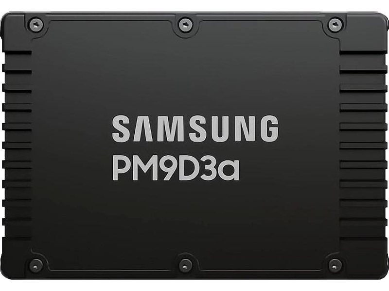 Твердотельный накопитель Samsung Enterprise SSD, 2.5(SFF/U.2) 15mm, PM9D3a, 7680GB (7.68TB), PCIe5.0 1x4 NVMe 2.0, R12000/W6200WMb/s IOPS(R4K) 2000K/300K, MTBF 2.5M, 1DWPD/5Y TBW 14016TB, OEM, (replace MZQL27T6HBLA-00A07)