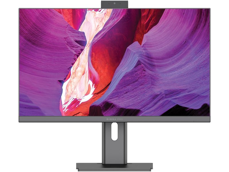 Моноблок Digma Pro Unity 23.8" Full HD i7 1255U (1.7) 16Gb SSD512Gb Iris Xe Windows 11 Pro GbitEth WiFi BT 90W клавиатура мышь Cam серый 1920x1080