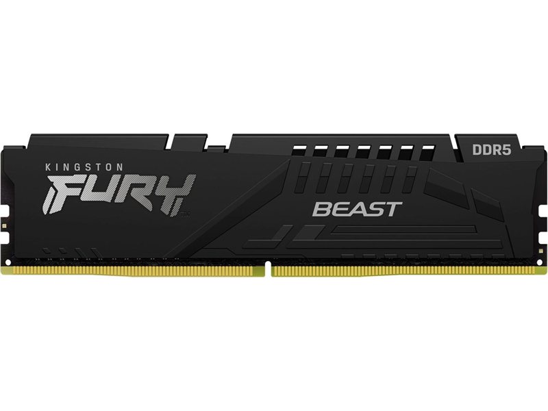 Память DDR5 16GB 5200MHz Kingston KF552C40BB-16 Fury Beast RTL Gaming PC5-41600 CL40 DIMM UDIMM 288-pin 1.25В single rank с радиатором Ret