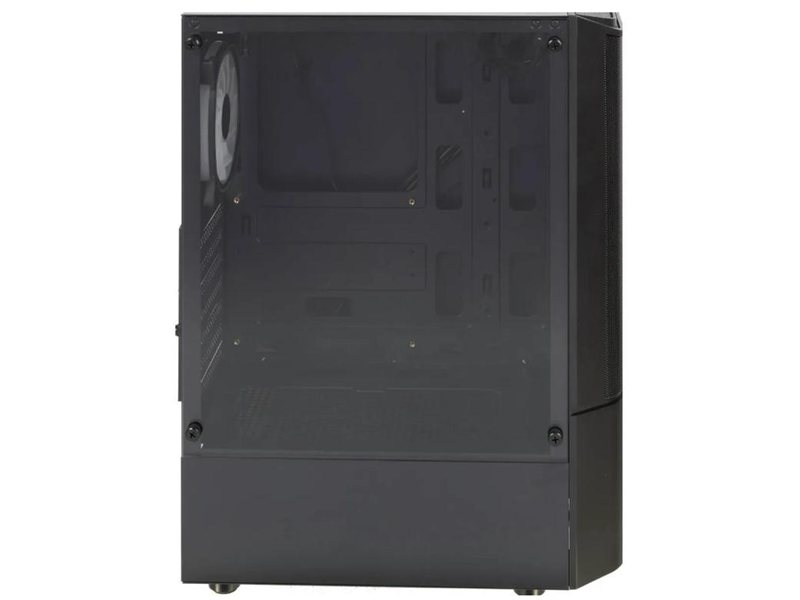 Корпус AEROCOOL MIDITOWER ATX,micro ATX,mini-ITX W/PSU 7x12cm Fan(1 предустановлен) черный с окном Quantum-G-BK-v2 4710562758511