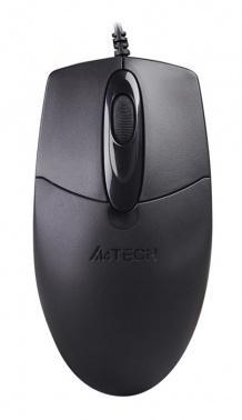 Мышь A4Tech OP-720 черный оптическая 1200dpi USB 3but (OP-720 USB (BLACK))