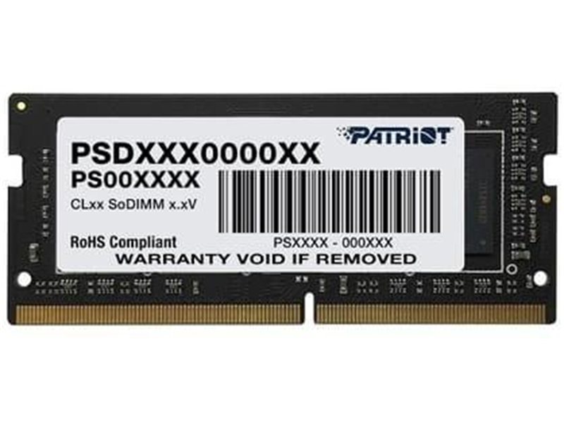 Память DDR4 4Gb 2666MHz Patriot PSD44G266681S Signature RTL PC4-21300 CL19 SO-DIMM 260-pin 1.2В single rank Ret