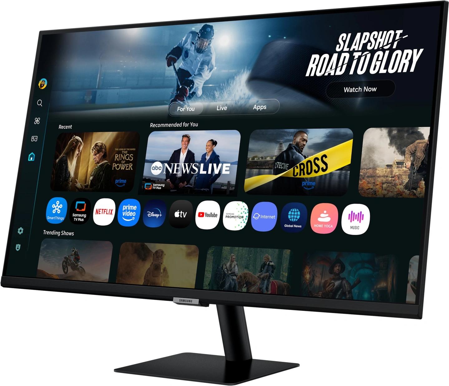 Монитор Samsung 32" S32FM702UIXCI черный VA LED 16:9 HDMI M/M матовая 3000:1 300cd 178гр/178гр 3840x2160 60Hz 4K USB 6.5кг