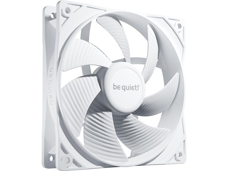 Кулер для корпуса/ Case Cooler be quiet! PURE WINGS 3 120mm PWM White (120x120x25mm, 4-pin PWM, 49.9CFM, 25.5dBA, 1600RPM, White)