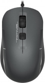 Мышь A4Tech Fstyler FM26 серый/черный оптическая 1600dpi USB для ноутбука 4but (FM26 USB (SMOKY GREY))