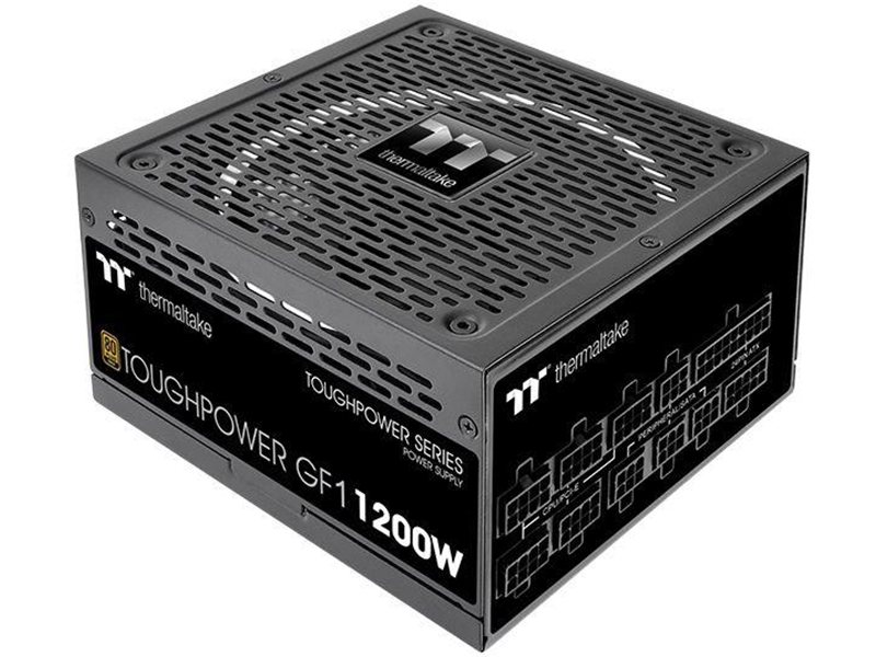 Блок питания Thermaltake ATX 1200W Toughpower GF1 80+ gold 24pin APFC 140mm fan 12xSATA Cab Manag RTL