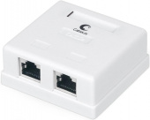 Розетка Cabeus WS-8P8C-CAT.5E-SH-2 комп. RJ45 кат.5E бронз.