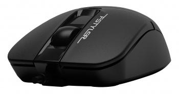 Мышь A4Tech Fstyler FM12 черный оптическая 1200dpi USB 3but (FM12 BLACK)