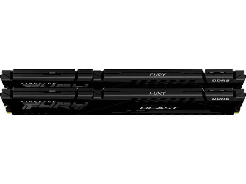 Модуль памяти Kingston 64GB DDR5 6000 FURY Beast Black EXPO Non-ECC Unbuffered DIMM (Kit 2*32gb) 2RX8 36-38-38 1.35V 288-pin 16Gbit
