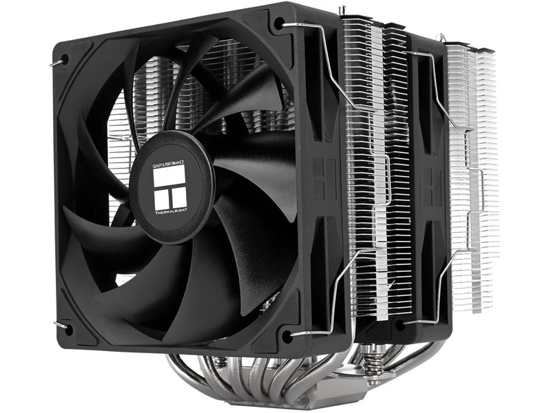 Устройство охлаждения(кулер) Thermalright Peerless Assassin 120 SE V2 нет подсветки Soc-AM5/AM4/1200/1700/1851 серебристый/черный 4-pin 29.5dB Al+Cu 730gr Ret (PA120-SE-V2)