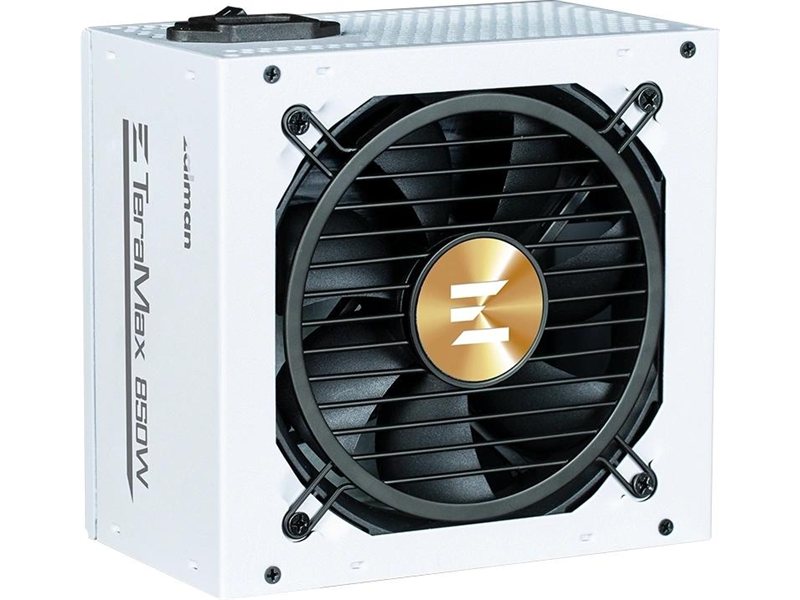 Блок питания Zalman ATX 850W ZM850-TMX2 Snow 80+ gold 24pin APFC 120mm fan 12xSATA Cab Manag RTL