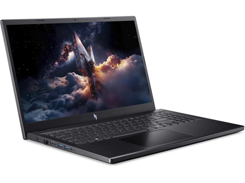 Ноутбук Acer Nitro V 15 ANV15-52-57D8 Core 5 210H 16Gb SSD512Gb NVIDIA GeForce RTX4050 6Gb 15.6" IPS FHD (1920x1080) без ОС black WiFi BT Cam (NH.QV2CD.009)