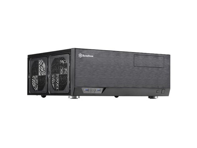 Корпус Silverstone SST-GD09B Grandia HTPC ATX Computer Case, Silent High Airflow Performance, black  (221280)