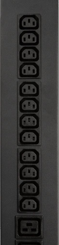 Блок распределения питания Lanmaster TWT-PDVMT3-6X36-16A верт.размещ. 6xC19 36xC13 с мониторингом 16A IEC 309 3м