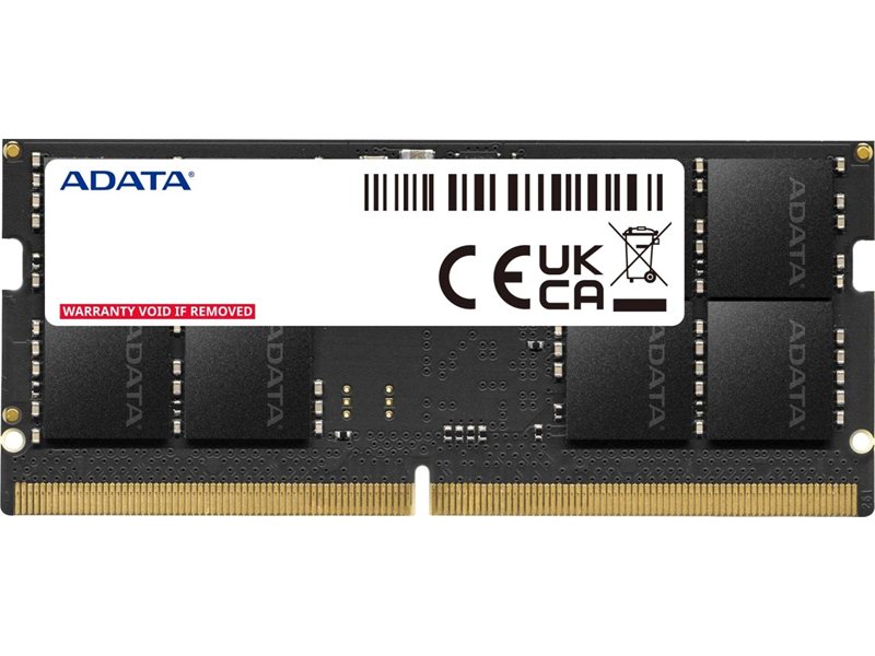 Память DDR5 16GB 4800MHz A-Data AD5S480016G-S RTL PC4-38400 CL40 SO-DIMM 262-pin 1.1В Intel single rank Ret