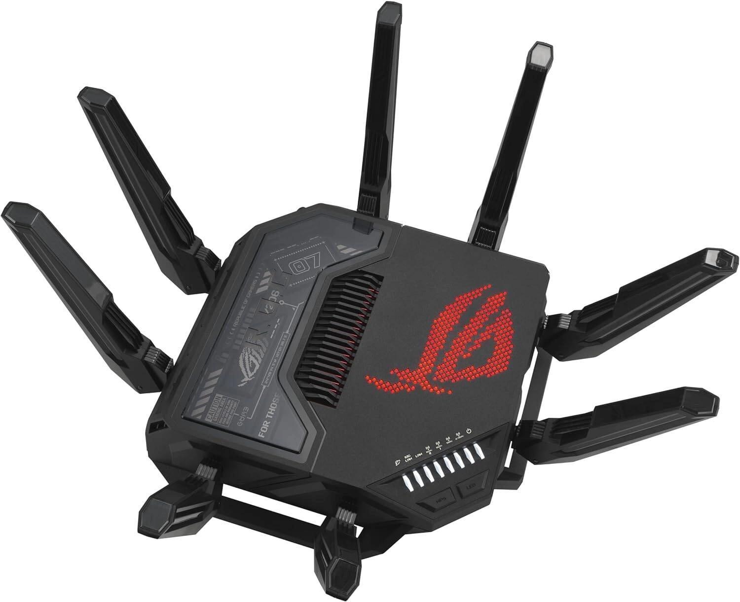 Роутер беспроводной Asus GT-BE98 BE25000 100/1000/2500/10000BASE-T черный