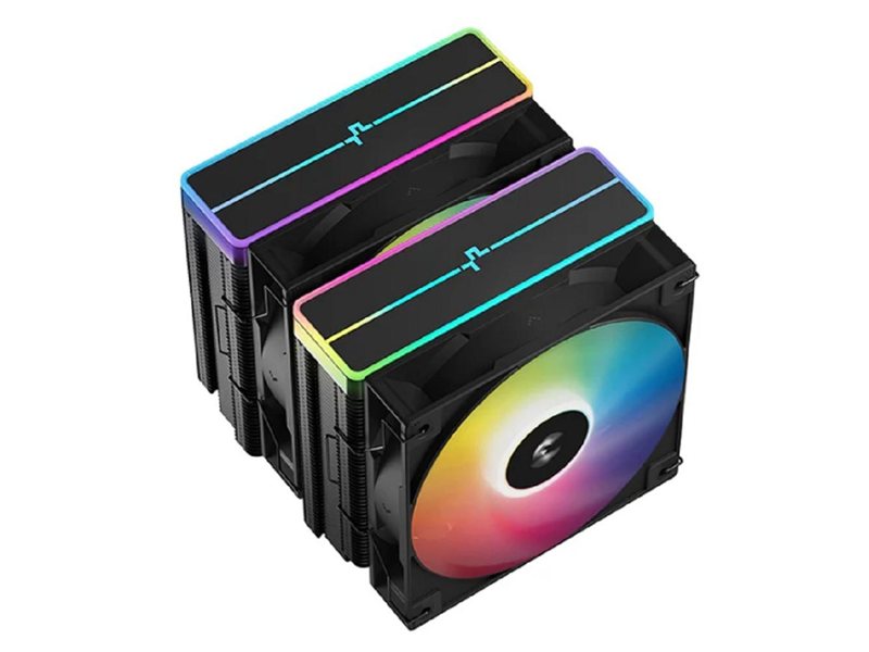 Cooler DeepCool AG620 Bk V2 ARGB Soc-AM5/AM4/1200/1700/1851 черный 4-pin 15-29