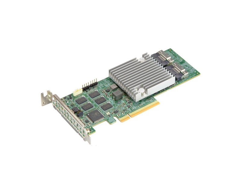 Контроллер SuperMicro AOC-S3916L-H16IR-O LSISAS3916  PCI-E4.0x8   2xSlimSASx8 SFF8654,  12 Gb/s  8GB, LP