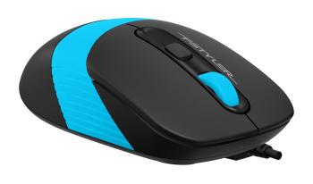 Мышь A4Tech Fstyler FM10 черный/синий оптическая 1600dpi USB 4but (FM10 BLUE)