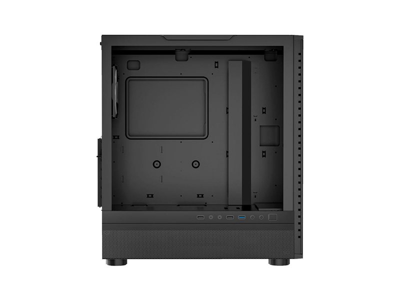 Корпус без блока питания/ Case PCCooler IE200 BK, Midi-Tower, TG, 1x120mm ARGB, 1xUSB-A 3.0 + 2xUSB-A 2.0, E-ATX, ATX, mATX, mITX Black