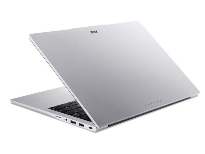 Ноутбук/ ACER Aspire Lite AL15-72P-595Y 15.6"(1920x1080 (матовый) IPS)/Intel Core i5 13420H(2.1Ghz)/16384Mb/512PCISSDGb/noDVD/Int:Intel HD/Cam/BT/WiFi/50WHr/war 1y/1.5kg/Silver/NoOS