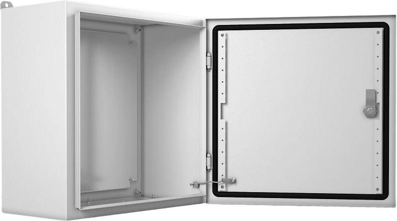 Шкаф электротехнический Elbox EMW-300.400.210-1-IP66 потол.пан. пан.основ. монтаж.пан. одноствор. настенный 300мм 400мм 210мм 195мм IP66 IK10 несъемн.бок.пан. 50кг серый металл уличный всепогодный