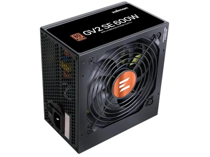 Блок питания Zalman ATX 600W ZM600-GV2SE 80+ bronze (20+4pin) 120mm fan 6xSATA RTL