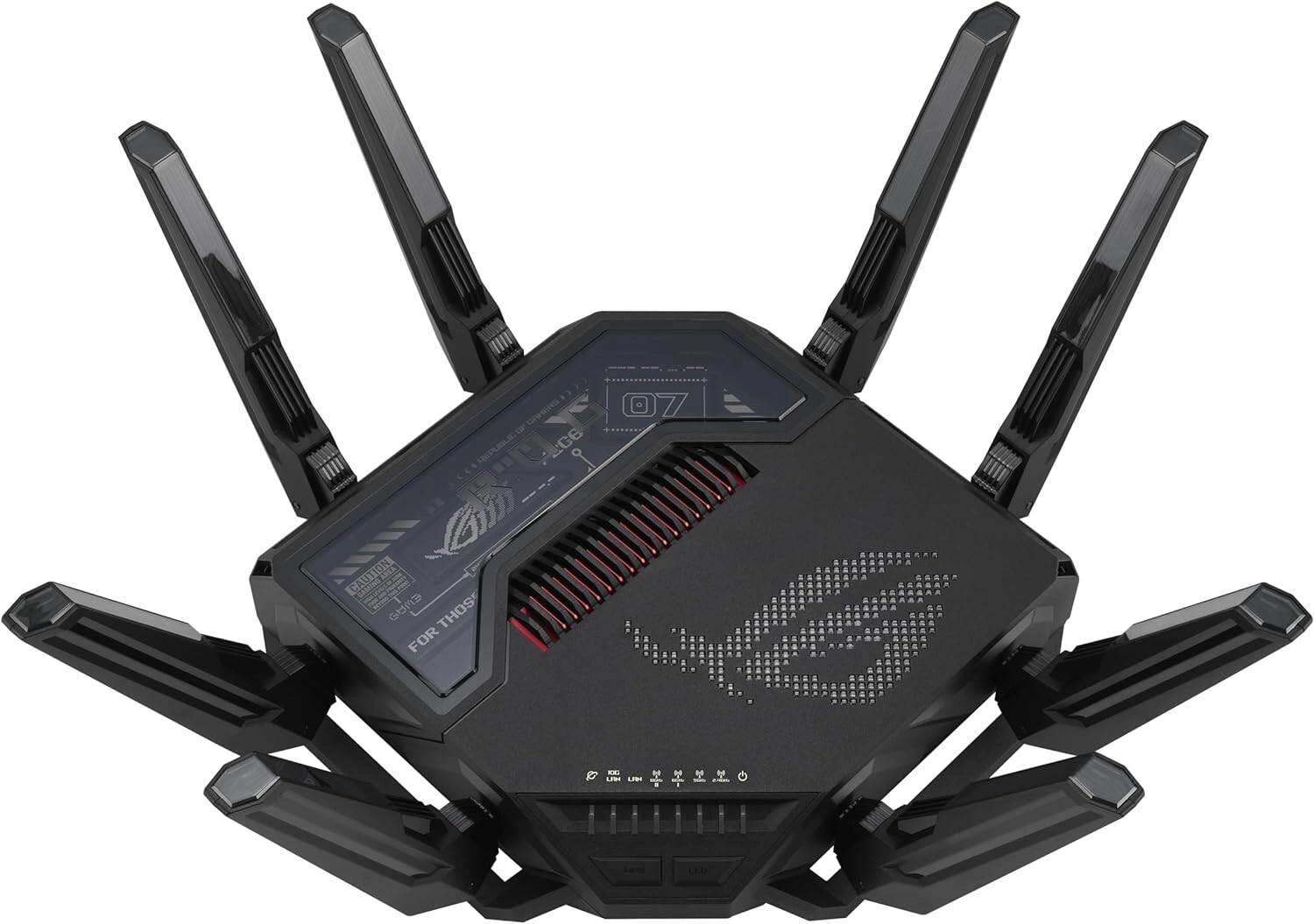 Роутер беспроводной Asus GT-BE98 BE25000 100/1000/2500/10000BASE-T черный