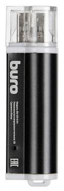 Устройство чтения карт памяти USB2.0 Buro BU-CR-3101 черный