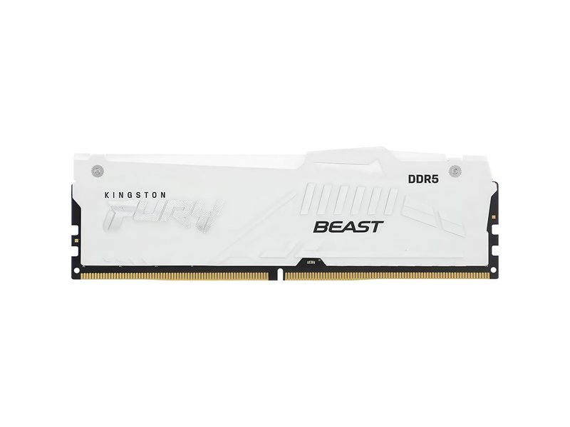 Память оперативная/ Kingston 16GB 6000MT/s DDR5 CL36 DIMM FURY Beast White RGB EXPO
