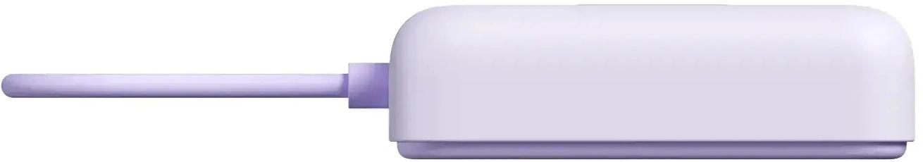 Мобильный аккумулятор Xiaomi Magnetic BHR08PAGL 10000mAh QC3.0/PD3.0 33W 3A USB-C беспров.зар. фиолетовый