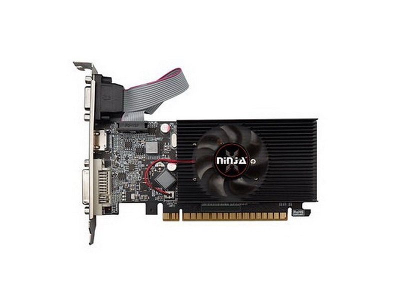 Видеокарта Ninja (Sinotex) GT210 1GB DDR3 64bit VGA DVI HDMI 1FAN LP RTL