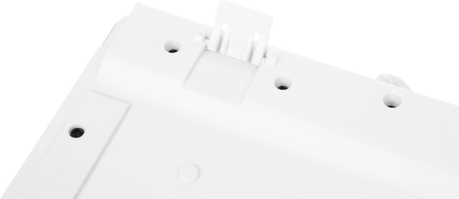 Клавиатура Оклик 420MRL белый USB slim Multimedia LED (1091227) кабель 1.5м