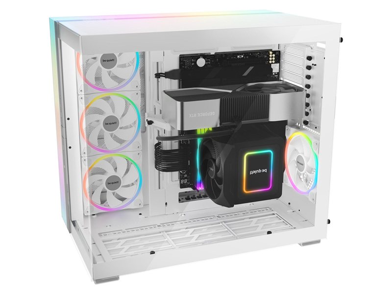 Корпус ПК без блока питания/ Case be quiet! LIGHT BASE 900 FX, Full-Tower, TG, 4x140mm ARGB, 2xUSB-A 3.2, 1xUSB 3.2 Type-C, XL-ATX, E-ATX, ATX, mATX, mITX White