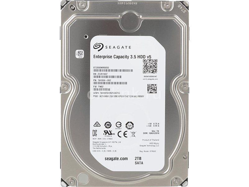 Жесткий диск/ RECERTIFIED HDD Seagate SATA 3Tb Enterprise Capacity 7200 6Gb/s 128Mb 1 year warranty RECERTIFIED