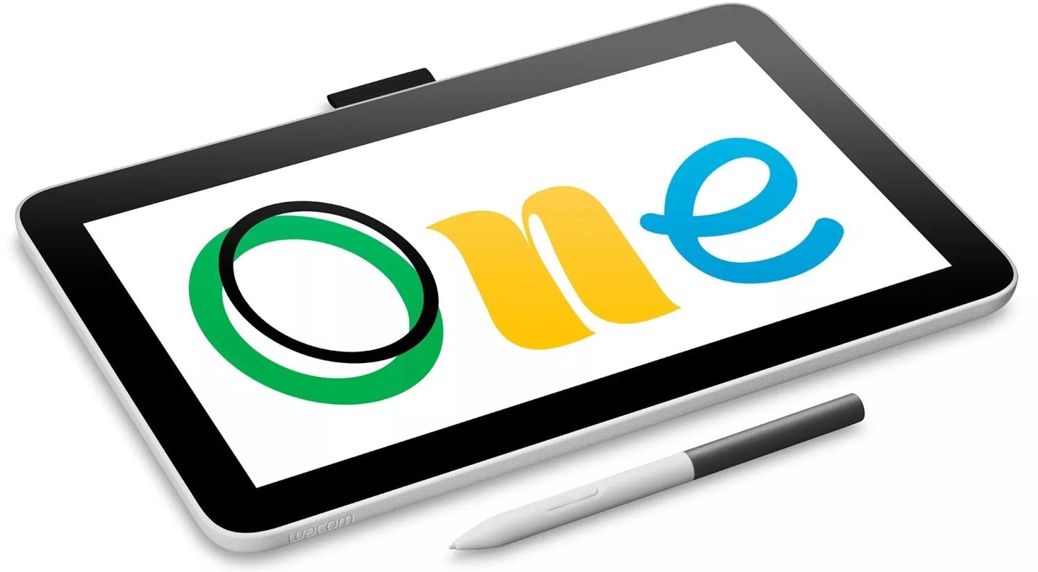 Графический планшет-монитор Wacom One 12 LED USB Type-C белый