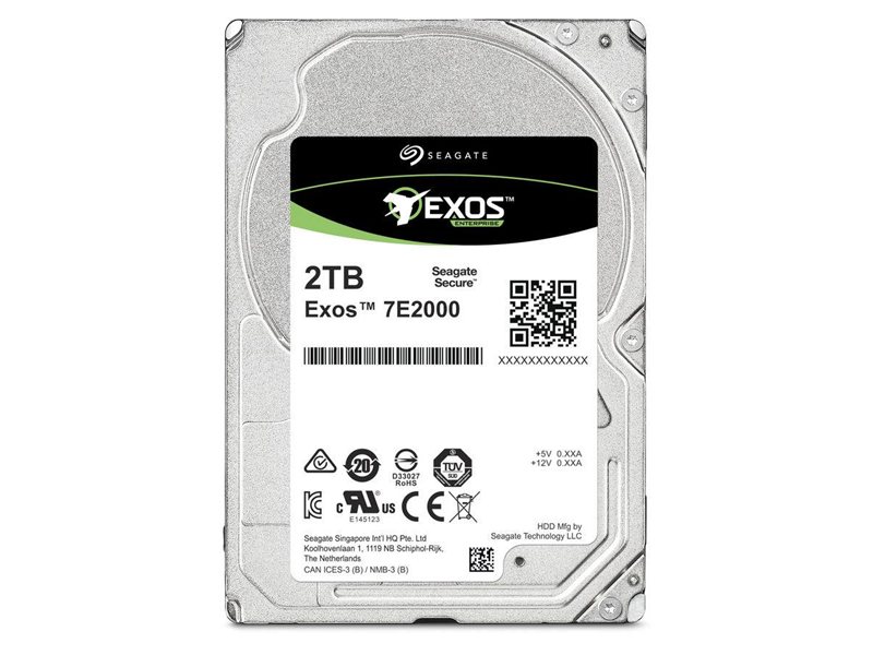 Жесткий диск/ HDD Seagate SATA 2TB Exos 2.5"" 7200 128Mb (clean pulled) 1 year warranty