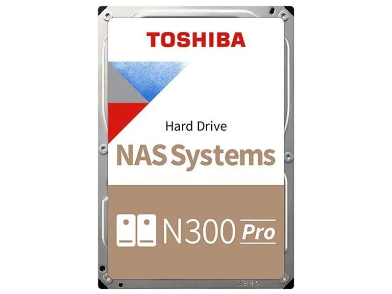 Жесткий диск/ HDD Toshiba N300 NAS SATA3 3.5" 10TB 7200 512Mb 6Gb/s 1 year warranty (replacement WD101EFBX, ST10000VN0008, WD100EAGZ, WD101EFAX, WD100EFGX, WD100EFAX, ST10000VN0004, ST10000NT001)
