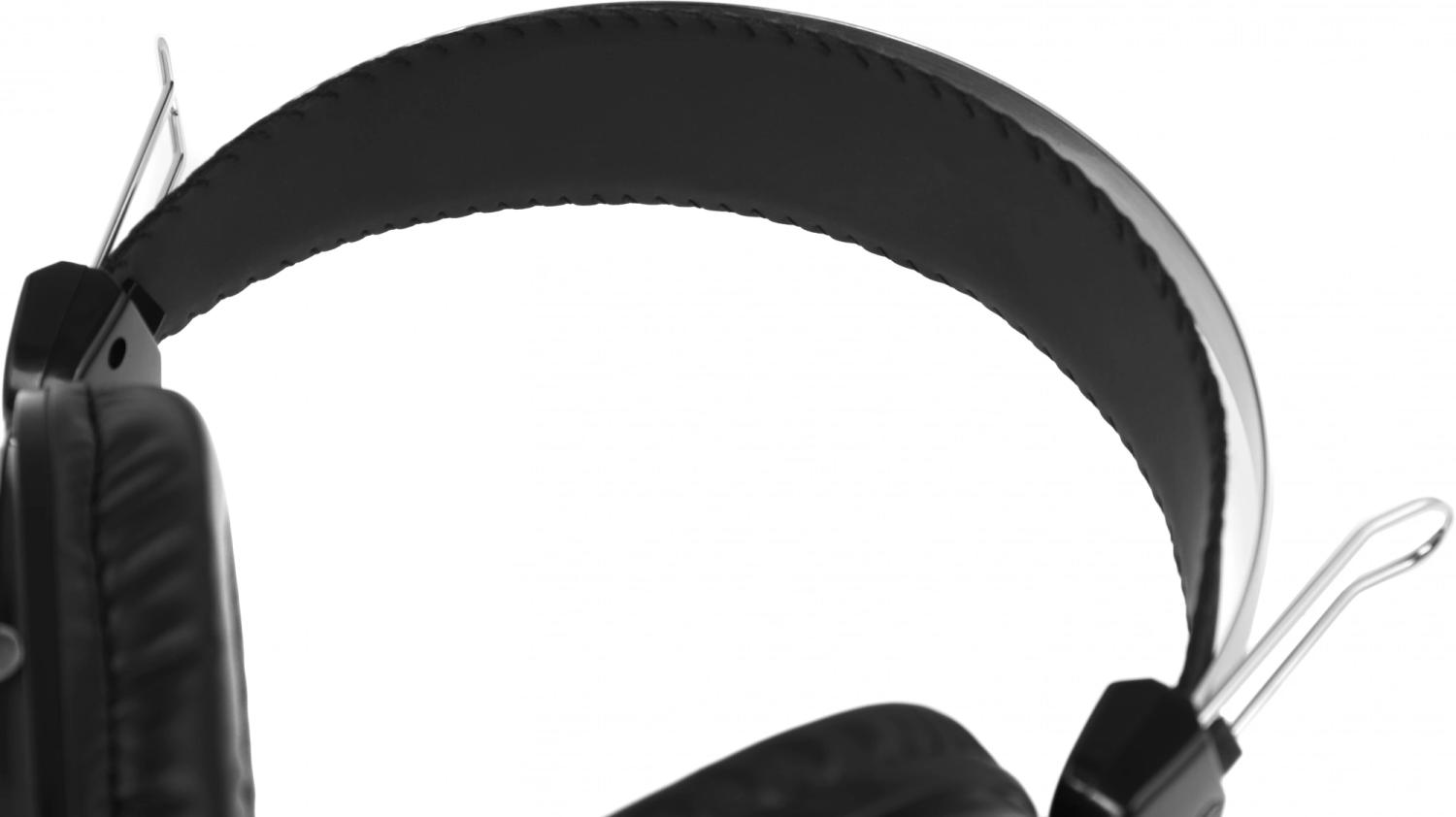 Наушники с микрофоном A4Tech HU-50 черный 2м накладные USB оголовье