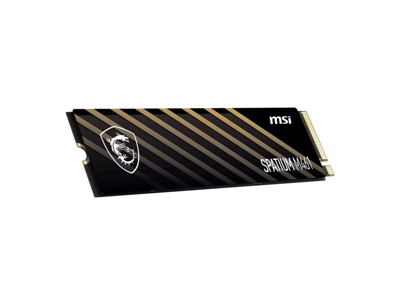 Твердотельный накопитель MSI SSD SPATIUM M461, 1000GB, M.2(22x80mm), NVMe, PCIe 4.0 x4, 3D TLC, R/W 5000/3200, IOPs 630 000/750 000, TBW 250, DWPD 0.14 (5 лет)
